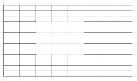 Excel罫線や枠線を削除する方法4