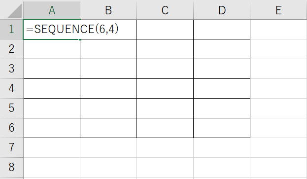Excel関数【SEQUENCE】（シーケンス）関数と【RANDARRAY】（ランダム・アレイ）関数の使い方