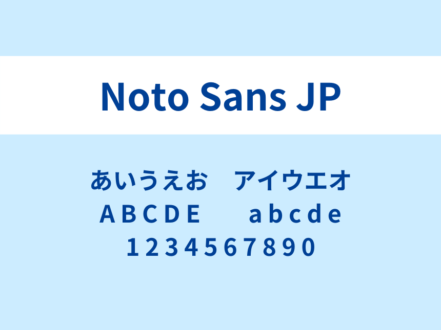 Noto Sans JP