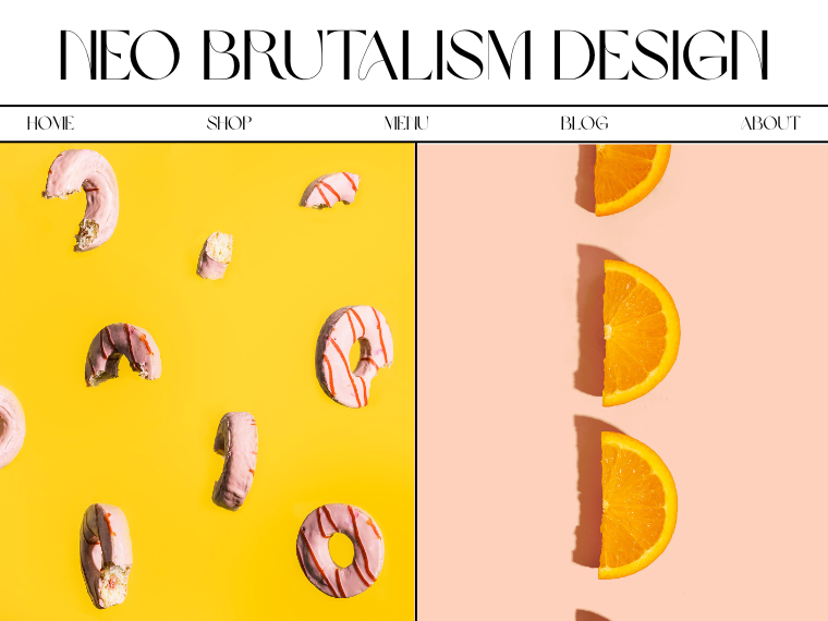 10. Neo Brutalism Design