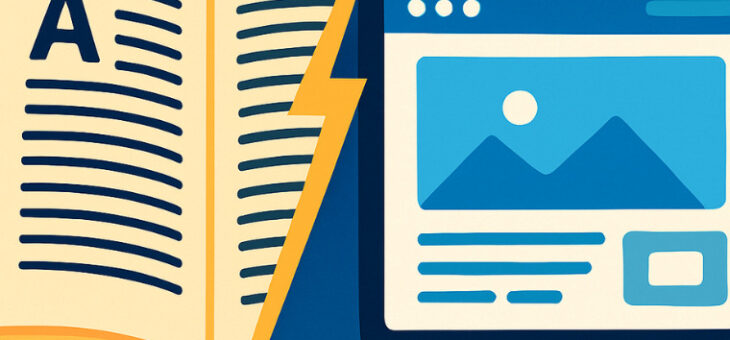 紙媒体とweb媒体の違いは？ メリット・デメリットを徹底解説