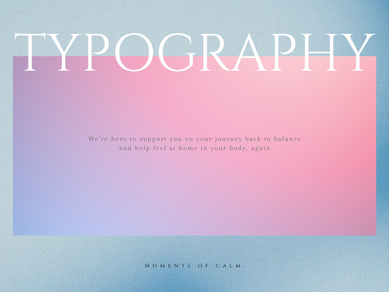 6. Typography Design