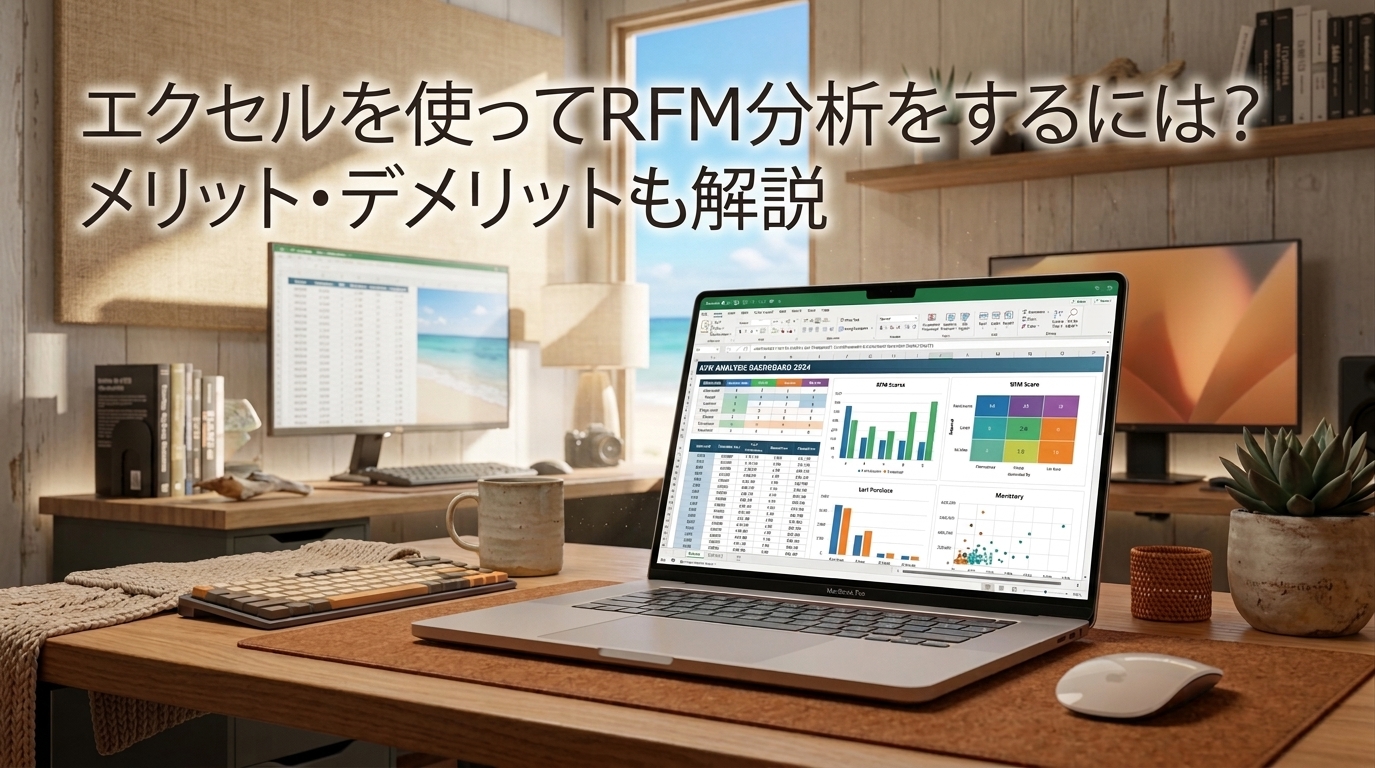 エクセルを使ってRFM分析をするには？メリット・デメリットも解説